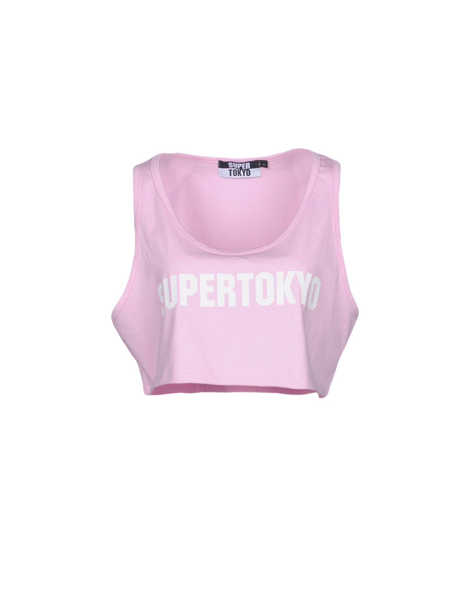 《送料無料》STK SUPERTOKYO レディース タンクトップ ピンク M コットン 100%