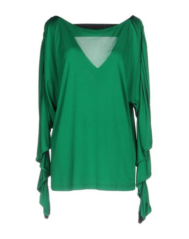 Woman T-shirt Emerald green Size XS Viscose