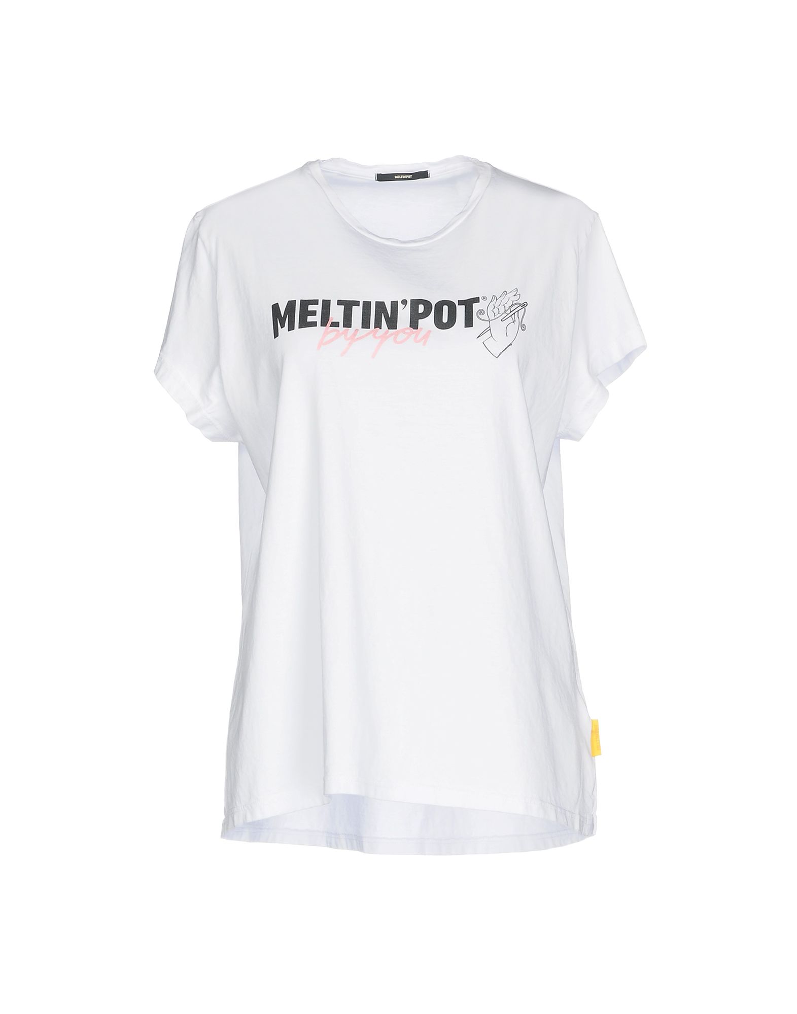 《送料無料》MELTIN POT レディース T シャツ ホワイト XL コットン 100%