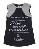 LE VOLIÈRE Mädchen 9-16 jahre T-shirts Farbe Schwarz Größe 4