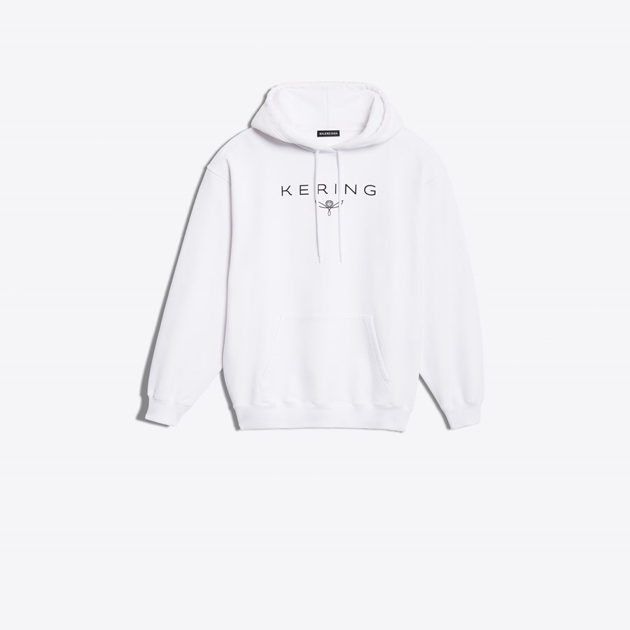 45+ Balenciaga Logo Hoodie White PNG