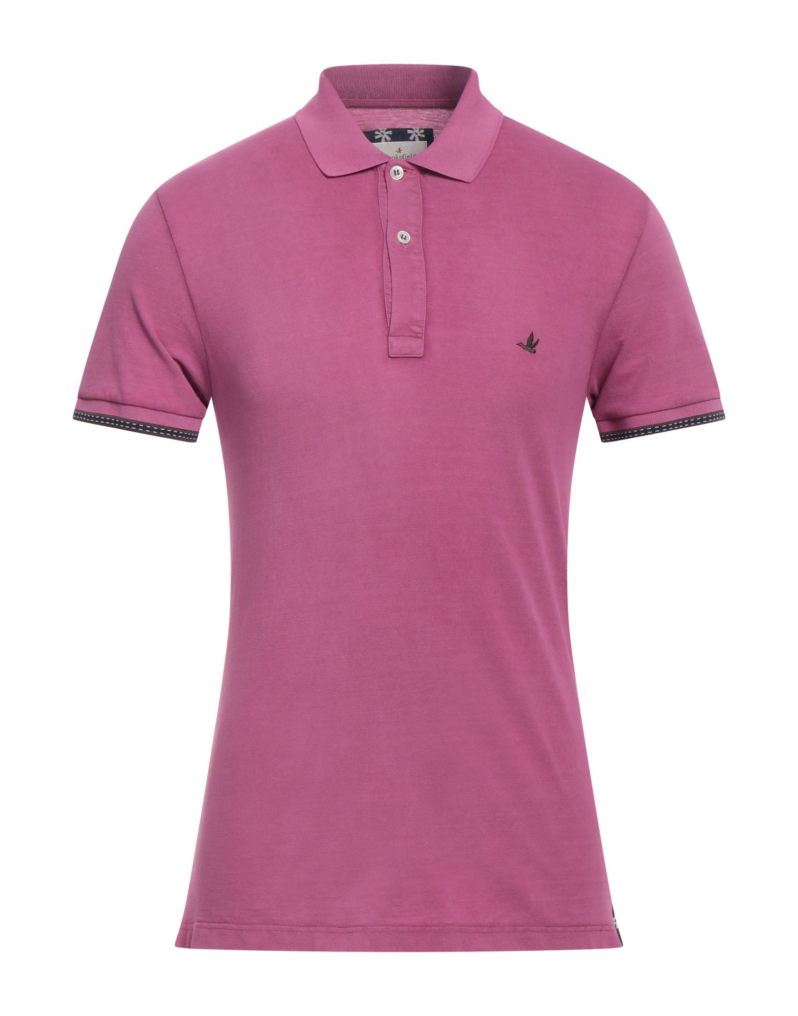 Brooksfield Polo Shirts In Pink