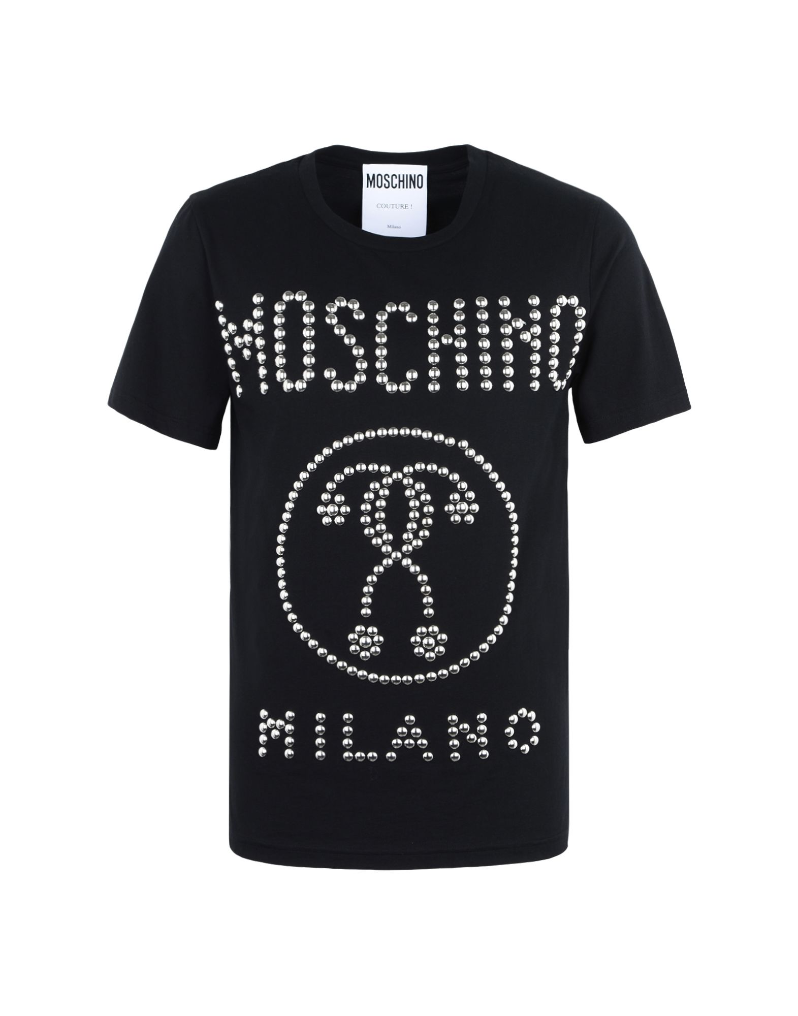 moschino black and white t shirt