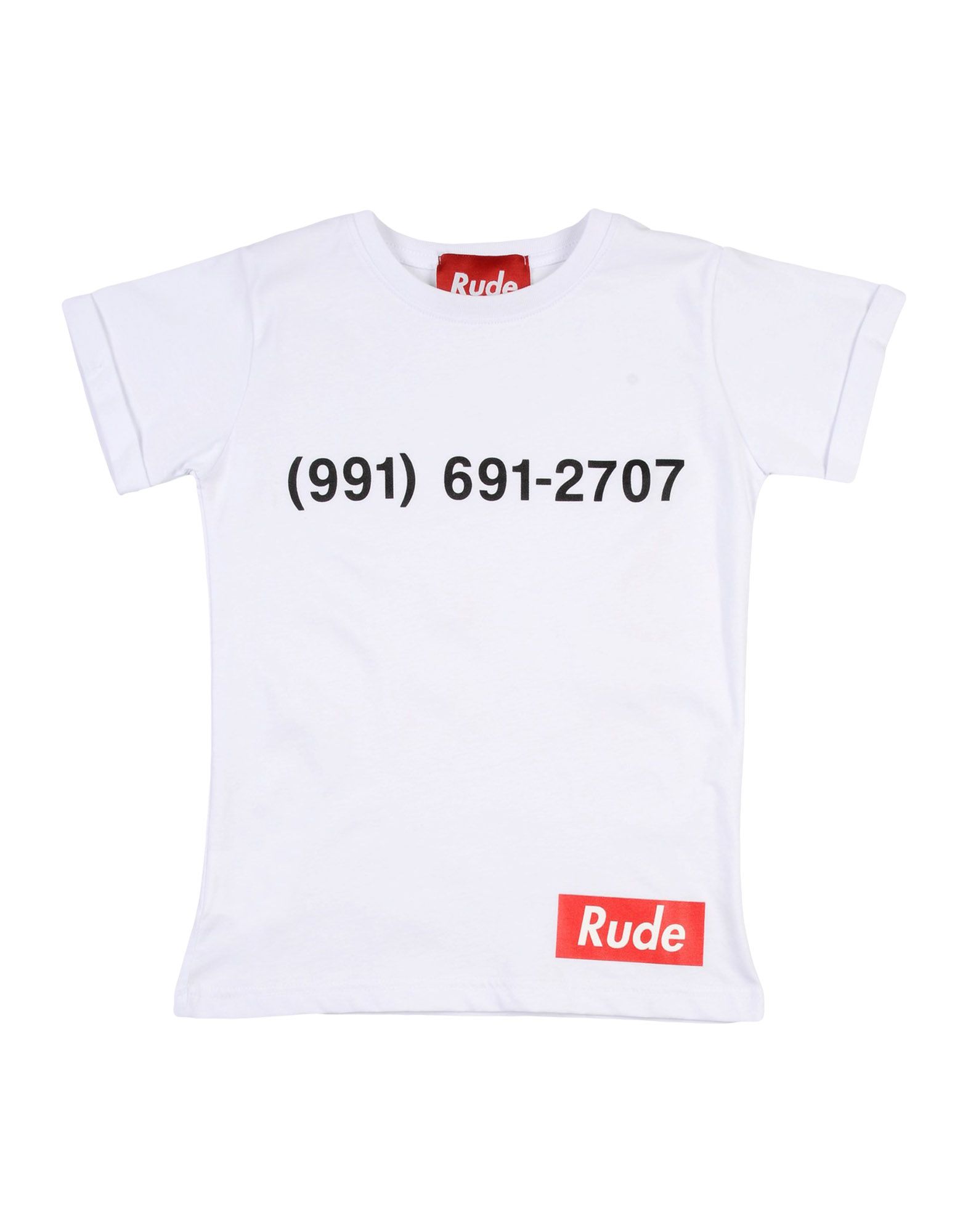 Rude Kids' T-shirts In White