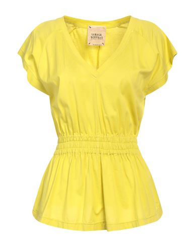 Woman T-shirt Yellow Size 1 Cotton