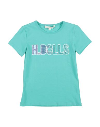 Silvian Heach Babies'  Toddler Girl T-shirt Green Size 7 Cotton, Elastane