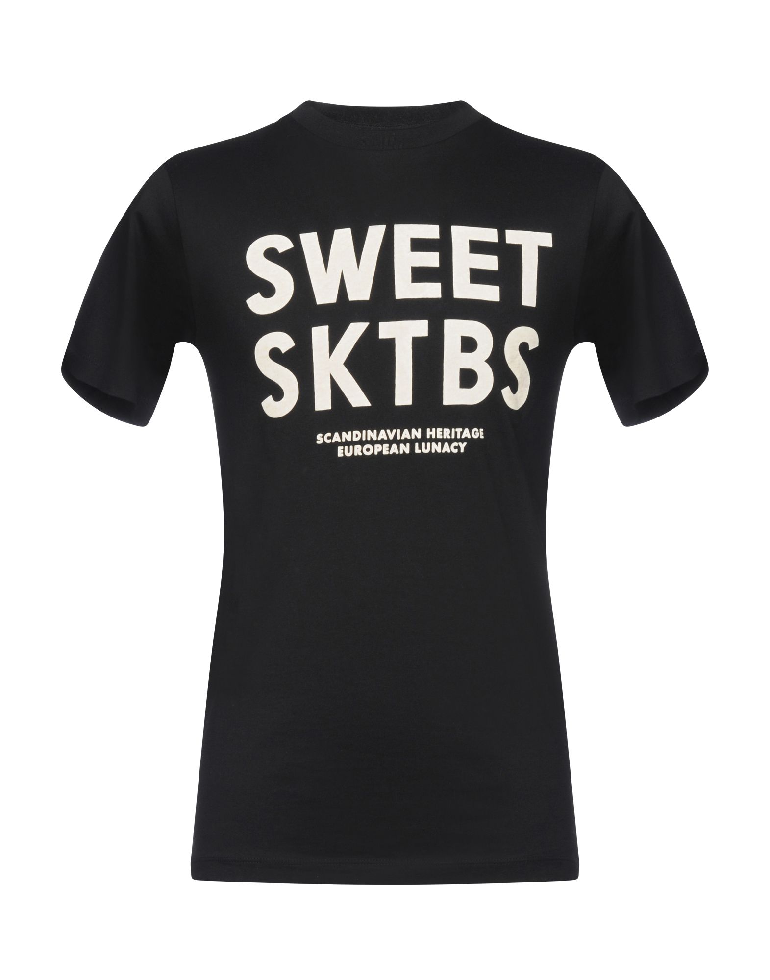 《送料無料》SWEET SKTBS メンズ T シャツ ブラック XS コットン 100%