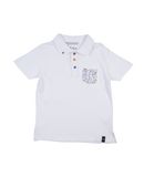 DANIELE ALESSANDRINI Jungen 3-8 jahre Poloshirt Farbe Wei� Gr��e 6