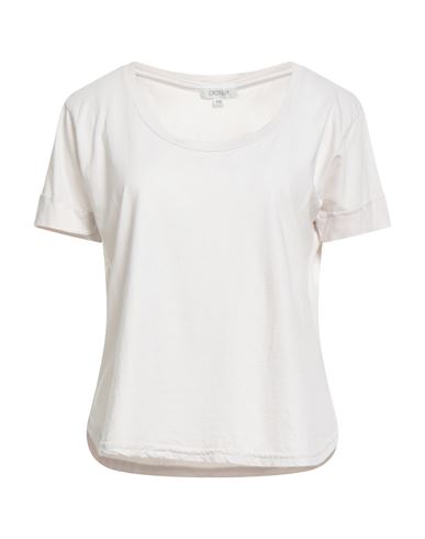 Crossley Woman T-shirt Light Grey Size S Cotton In White