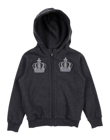Dolce & Gabbana Toddler Boy Sweatshirt Grey Size 4 Cotton In Gray