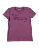 TOMMY HILFIGER M�dchen 9-16 jahre T-shirts Farbe Violett Gr��e 2