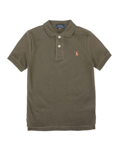 Shop Polo Ralph Lauren Toddler Boy Polo Shirt Military Green Size 5 Cotton
