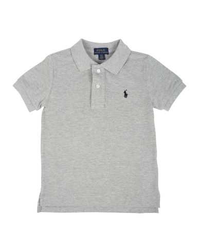 Shop Polo Ralph Lauren Toddler Boy Polo Shirt Light Grey Size 5 Cotton