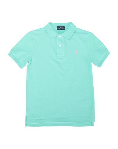 Shop Polo Ralph Lauren Toddler Boy Polo Shirt Light Green Size 5 Cotton