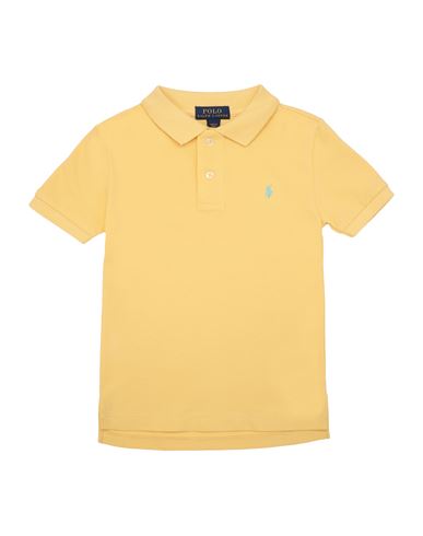 Shop Polo Ralph Lauren Toddler Boy Polo Shirt Yellow Size 4 Cotton