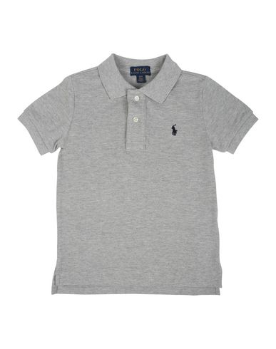 Shop Polo Ralph Lauren Toddler Boy Polo Shirt Light Grey Size 3 Cotton