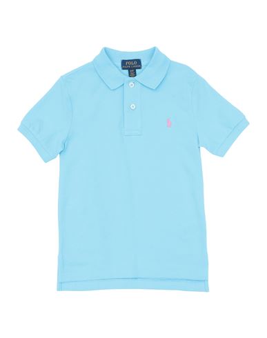 Polo Ralph Lauren Babies'  Toddler Boy Polo Shirt Sky Blue Size 4 Cotton