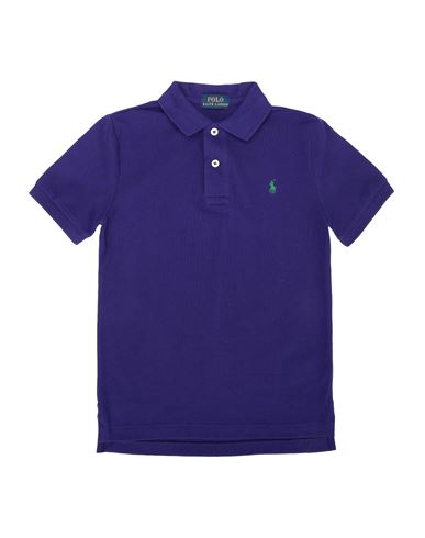 Polo Ralph Lauren Babies'  Toddler Boy Polo Shirt Dark Purple Size 4 Cotton