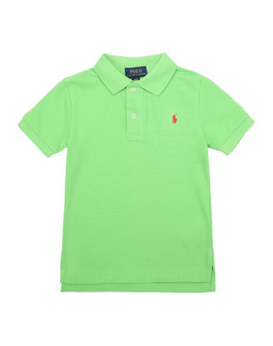 Polo Ralph Lauren Babies'  Toddler Boy Polo Shirt Acid Green Size 4 Cotton