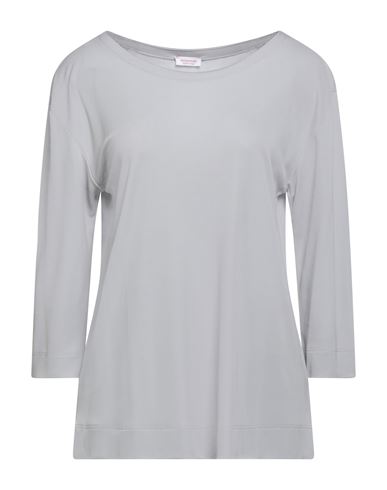 Woman T-shirt Dove grey Size M Viscose