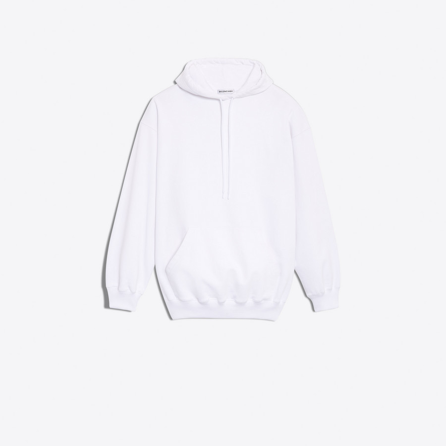 balenciaga hoodie womens white