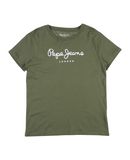 PEPE JEANS Jungen 9-16 jahre T-shirts Farbe Milit�rgr�n Gr��e 4