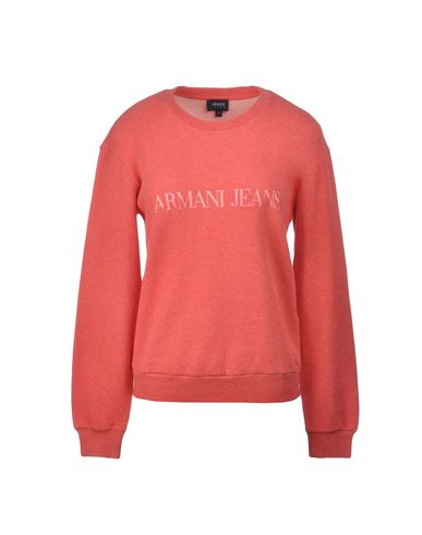 Armani Jeans Woman Sweatshirt Coral Size 8 Cotton