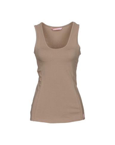 SH BY SILVIAN HEACH SH BY SILVIAN HEACH WOMAN TANK TOP DOVE GREY SIZE XXS COTTON, ELASTANE