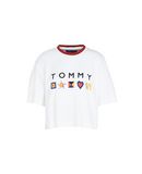 TOMMY HILFIGER Damen T-shirts Farbe Wei� Gr��e 6