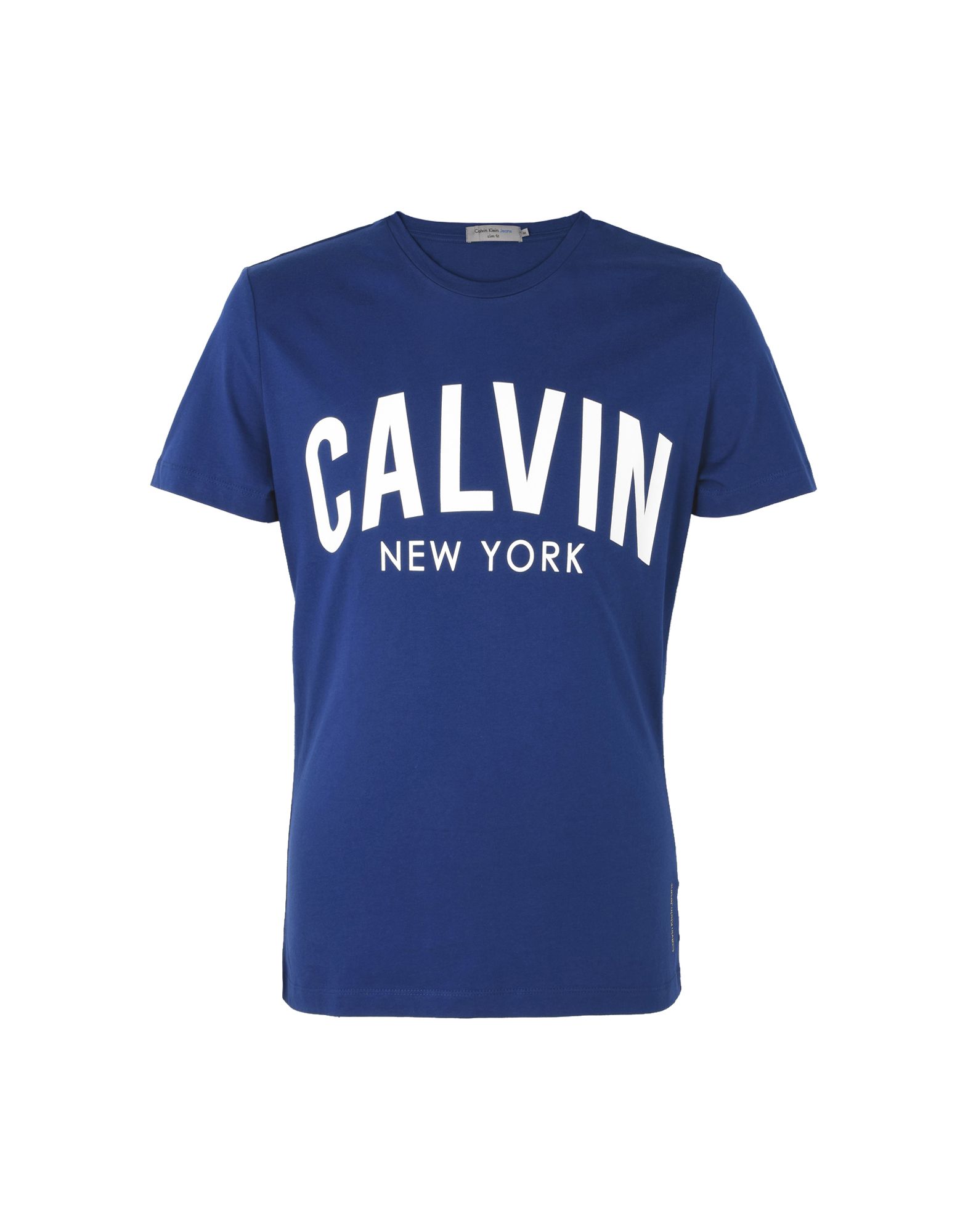 《送料無料》CALVIN KLEIN JEANS メンズ T シャツ ブルー M コットン 100% EUROPE MEN 4500210271
