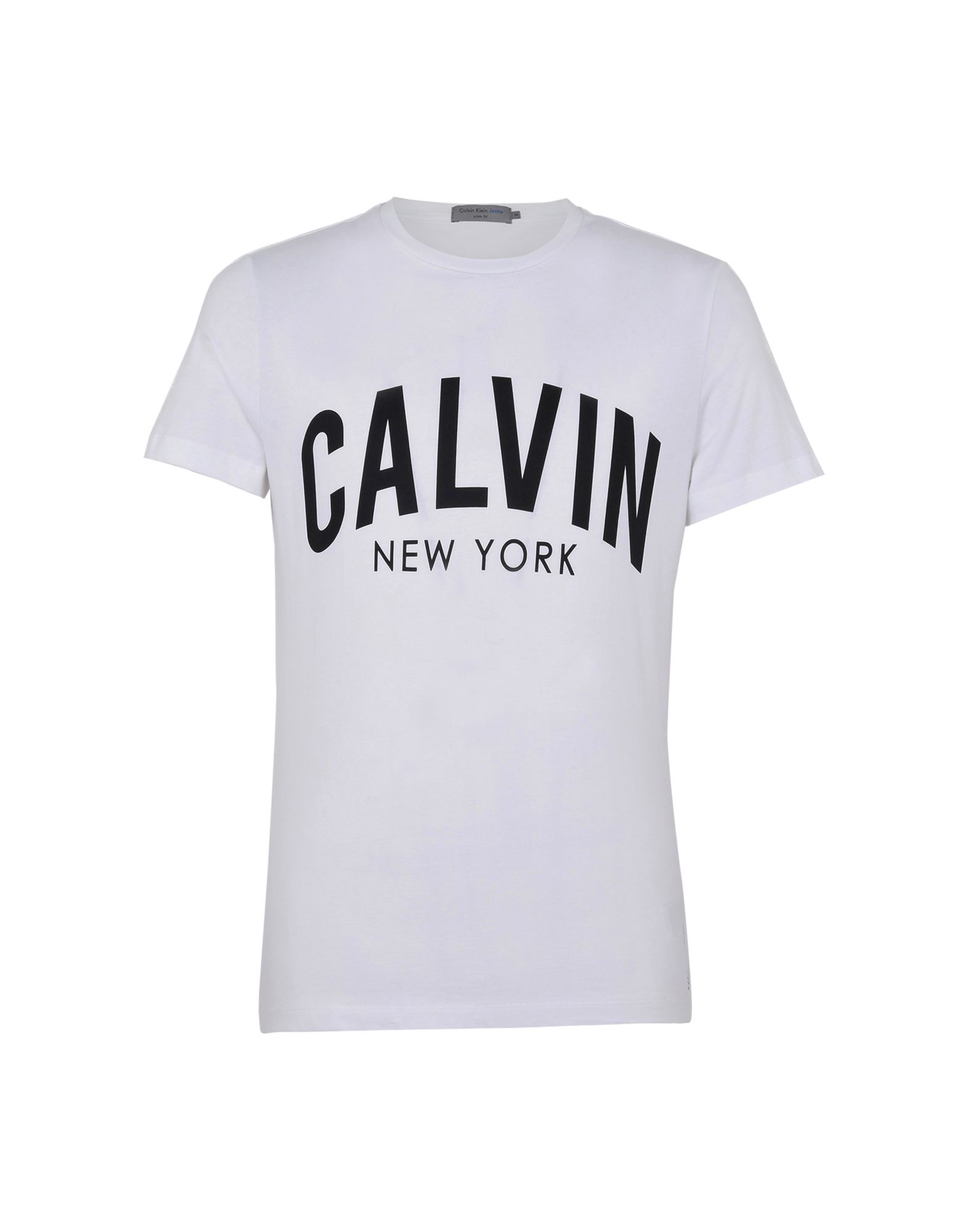 《送料無料》CALVIN KLEIN JEANS メンズ T シャツ ホワイト S コットン 100% EUROPE MEN 4500210271