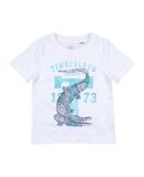 TIMBERLAND Jungen 3-8 jahre T-shirts Farbe Wei� Gr��e 6