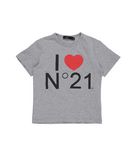 N�21 M�dchen 3-8 jahre T-shirts Farbe Grau Gr��e 4