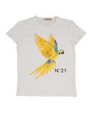 N�21 M�dchen 9-16 jahre T-shirts Farbe Wei� Gr��e 4