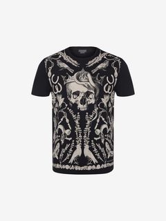designer skull t shirt