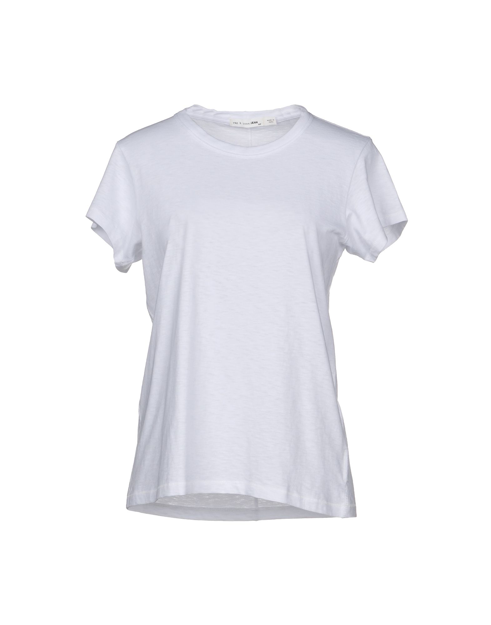 RAG & BONE RAG & BONE WOMAN T-SHIRT WHITE SIZE XS COTTON,12169088IT 4