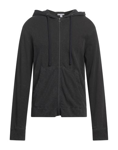 JAMES PERSE JAMES PERSE STANDARD MAN SWEATSHIRT CHARCOAL SIZE 5 SUPIMA 