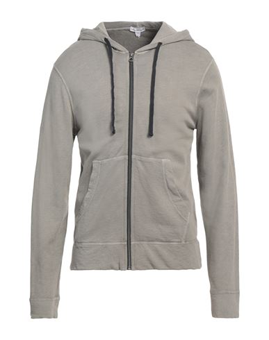 JAMES PERSE JAMES PERSE STANDARD MAN SWEATSHIRT KHAKI SIZE 5 SUPIMA 