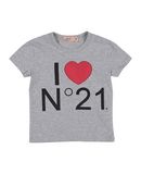 N�21 M�dchen 3-8 jahre T-shirts Farbe Grau Gr��e 6
