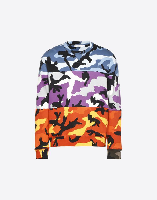 valentino camouflage sweatshirt