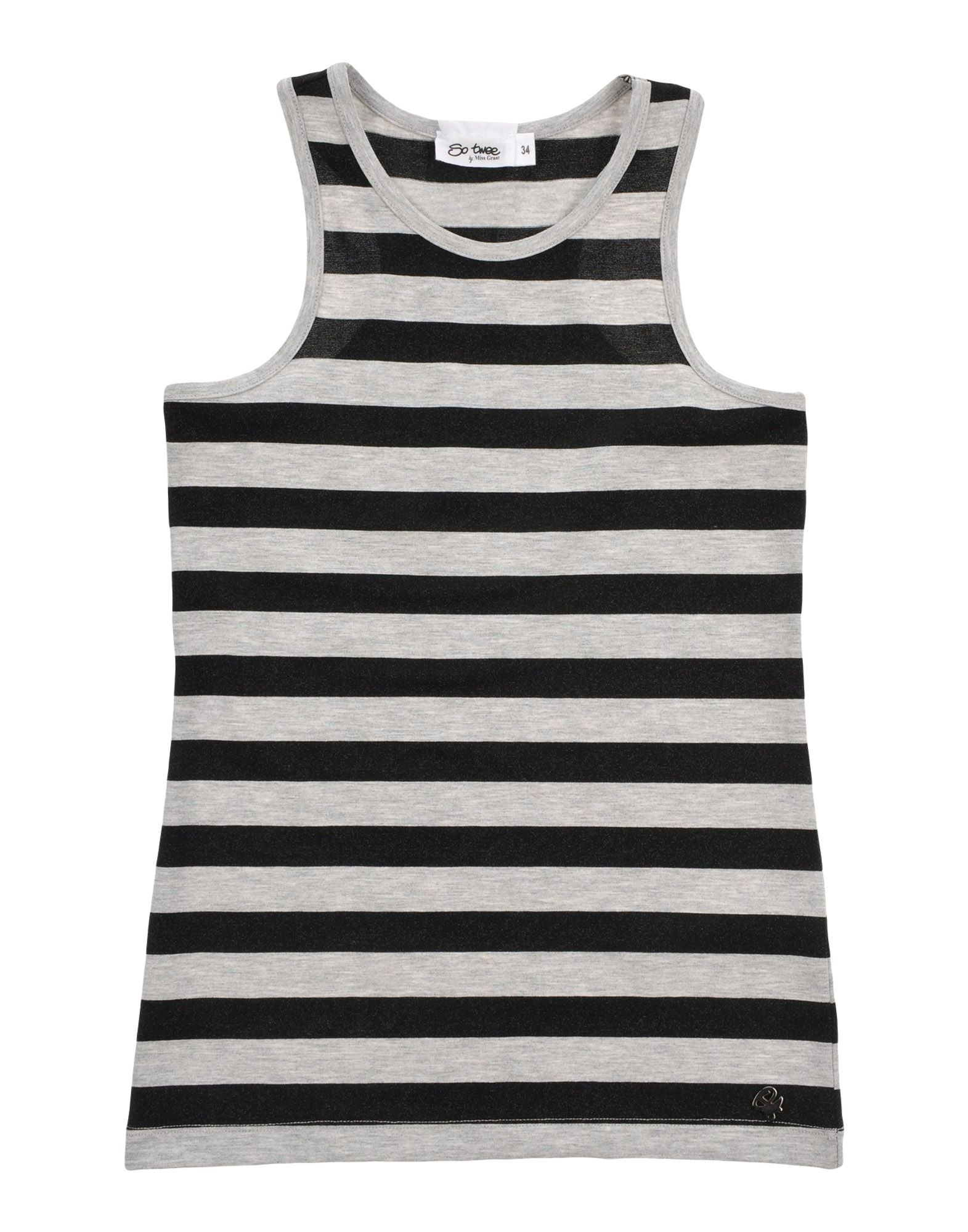 Shop So Twee By Miss Grant Toddler Girl T-shirt Black Size 7 Viscose, Polyester, Elastane