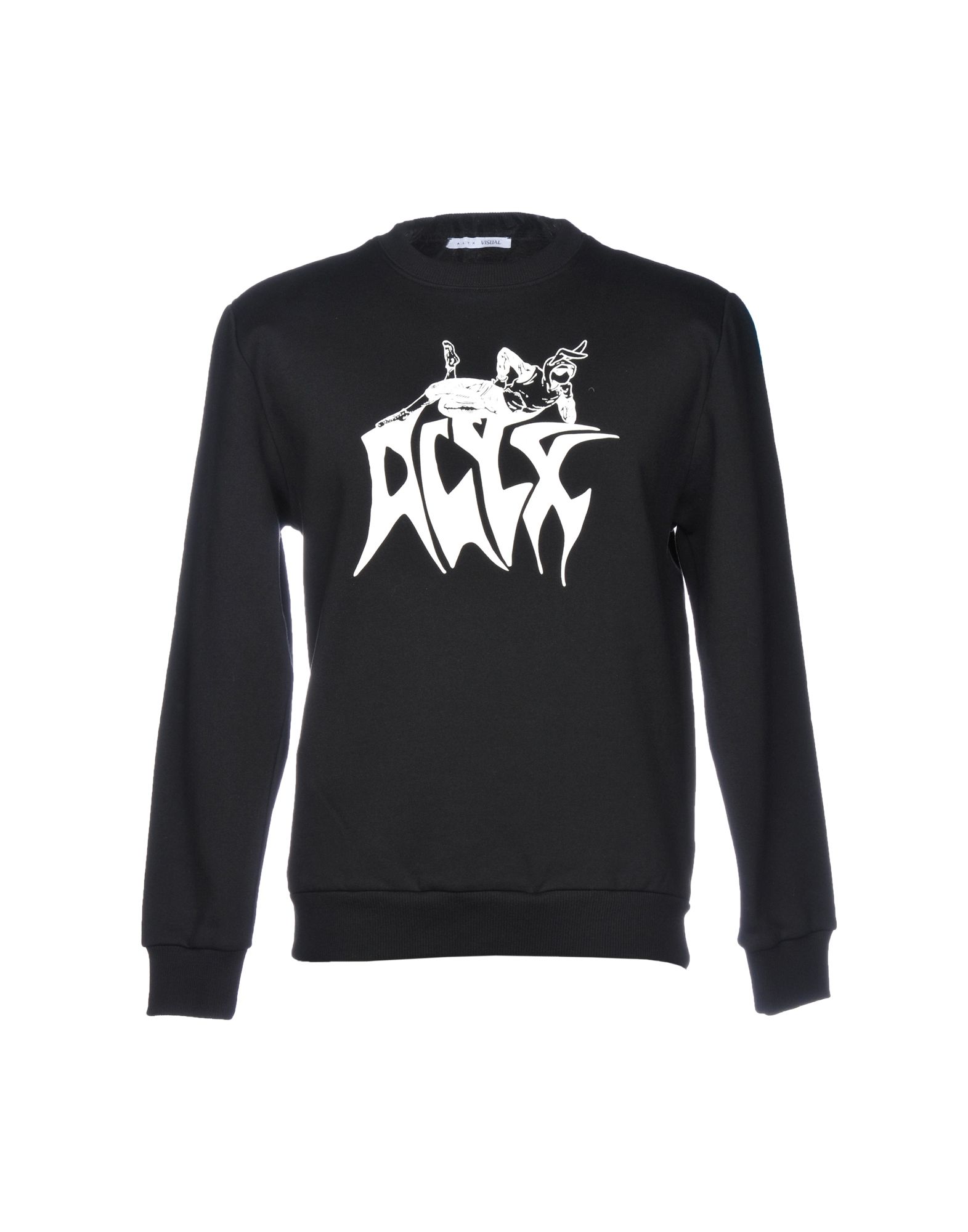 alyx logo印花套头衫 in black