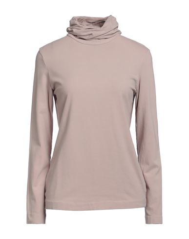 Woman T-shirt Dove grey Size S Cotton, Lycra