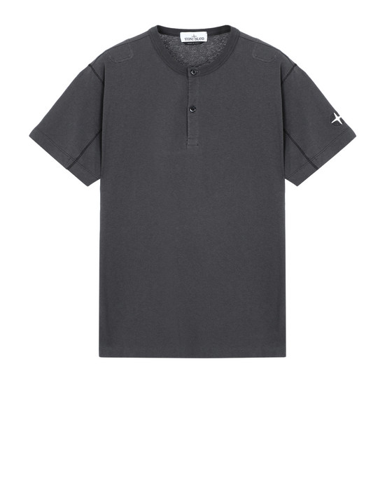12181269wf - Polo - T-Shirts STONE ISLAND Short sleeve t-shirt 20842 'FISSATO' DYE TREATMENT STONE ISLAND - 0