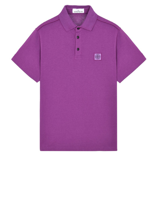 12181318bj - Polo - T-Shirts STONE ISLAND Polo shirt 21842 'FISSATO' DYE TREATMENT STONE ISLAND - 0