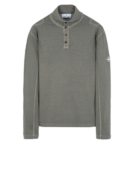 12181333rx - Polo - T-Shirts STONE ISLAND Long sleeve t-shirt 20942 'FISSATO' DYE TREATMENT STONE ISLAND - 0