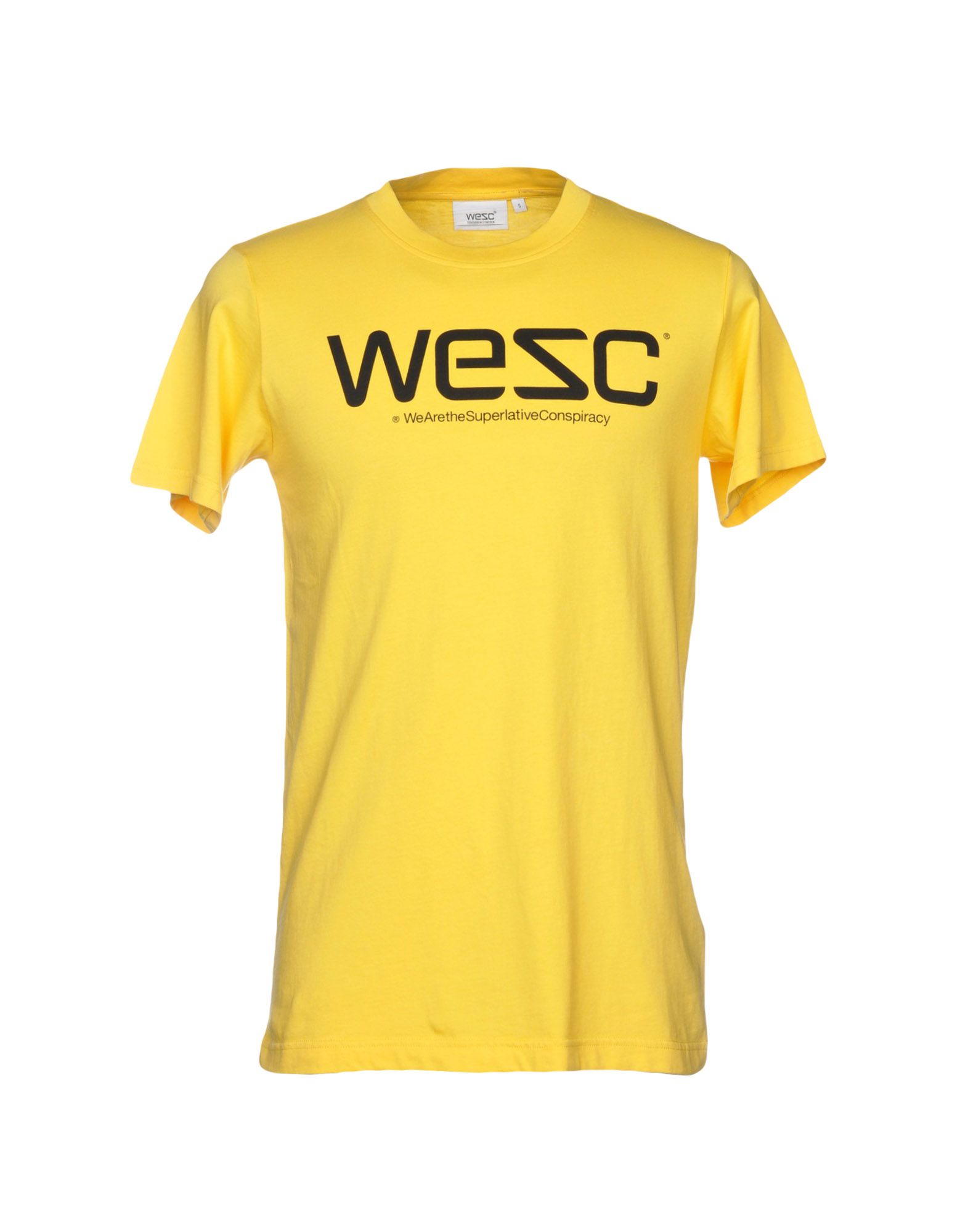 《送料無料》WESC メンズ T シャツ イエロー XS コットン 100%