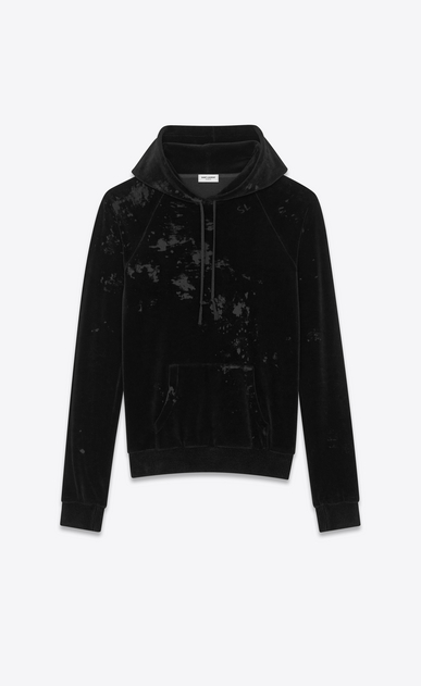 SL Hoodie in velours dévoré