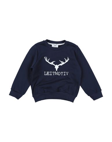 Shop Leitmotiv Toddler Girl Sweatshirt Navy Blue Size 6 Cotton