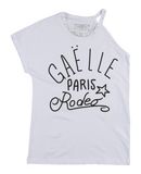 GA�LLE Paris M�dchen 3-8 jahre T-shirts Farbe Wei� Gr��e 4